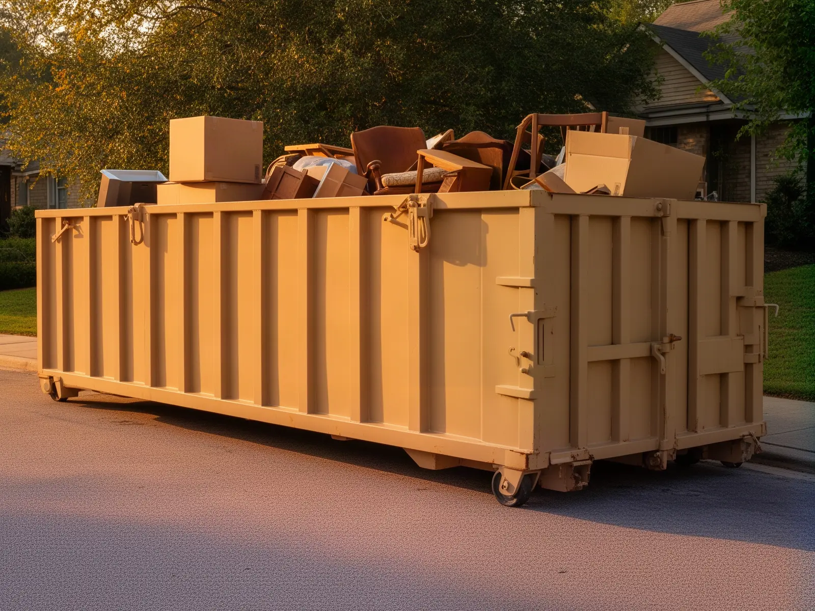 Roll-off dumpster from Isaac's Columbia Dumpster Rental in Columbia, SC